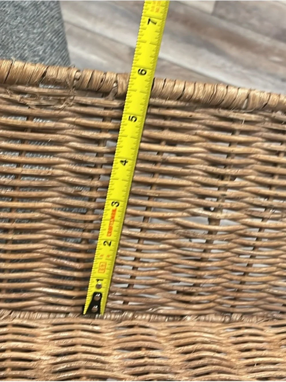 Woven Rattan Decorative Wall Shelf with Scalloped Edge Detail - creative co-op